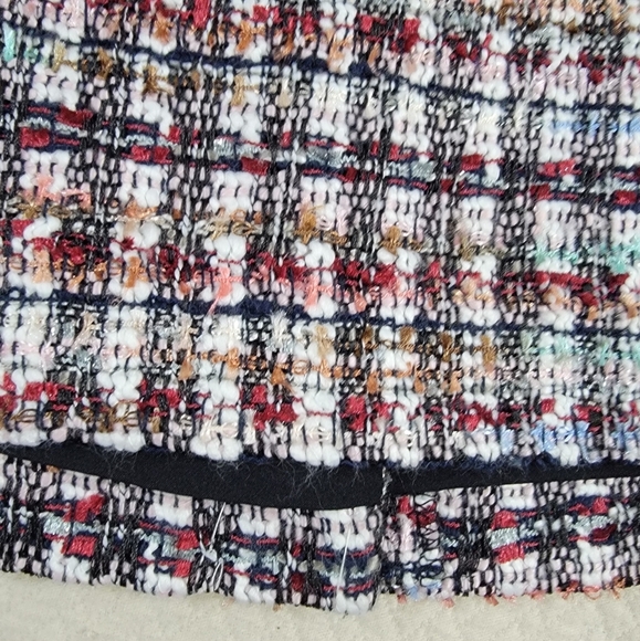 Talbots Multicolor Tweed Pencil Skirt Straight Career Size 2 - Picture 3 of 16